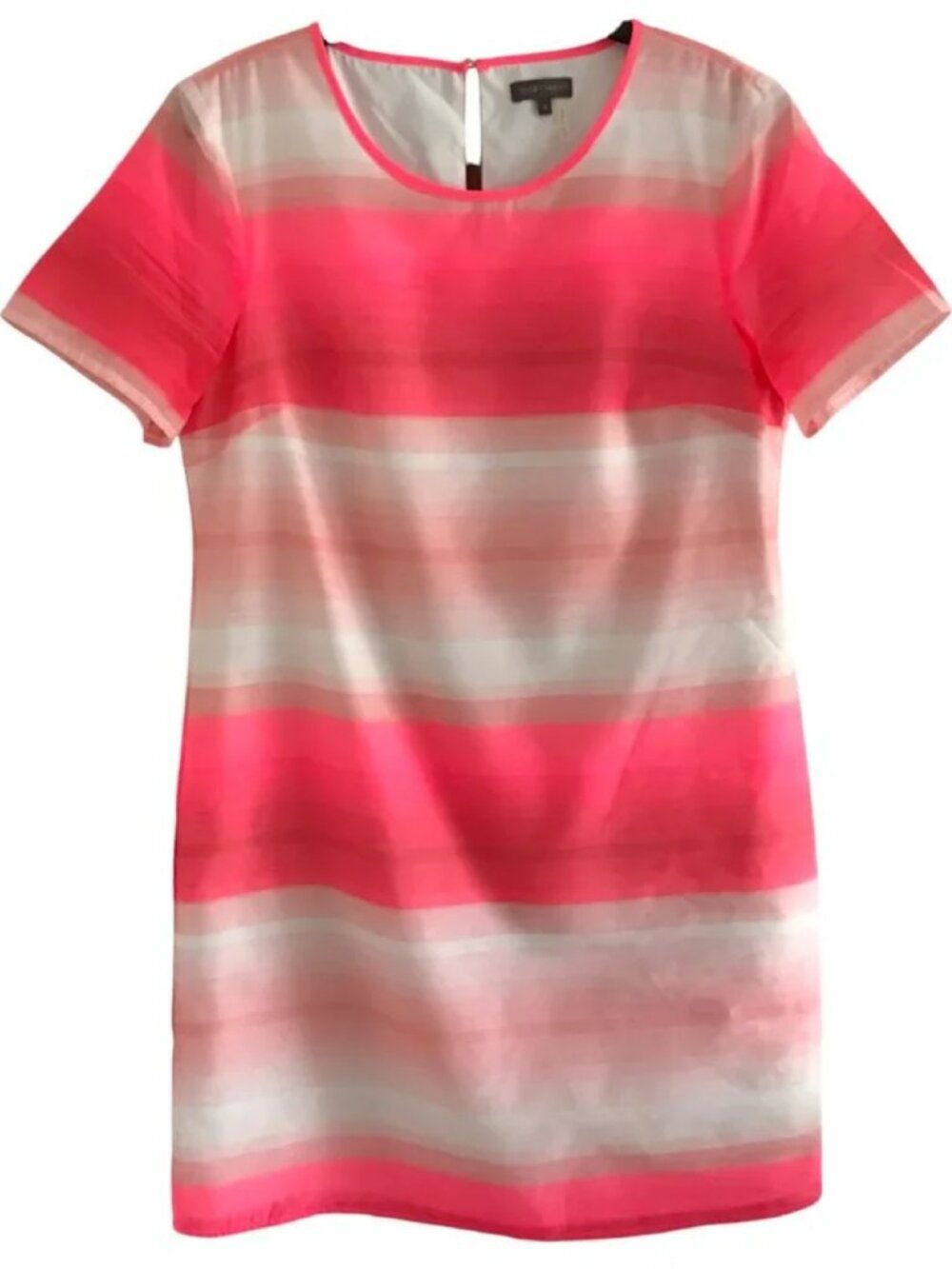 Vince Camuto Striped Neon Sheath Dress Size 8